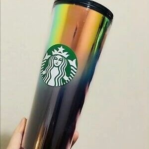 Starbucks Purple and Gold Venti Oil Slick